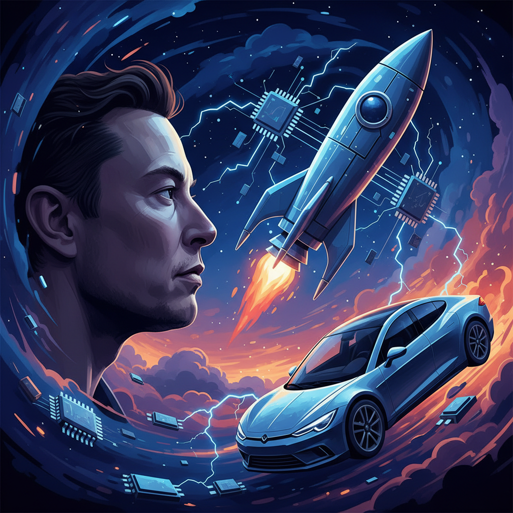 Elon Musk 计划为 SpaceX 和 Tesla 制造芯片，揭示未来芯片制造蓝图