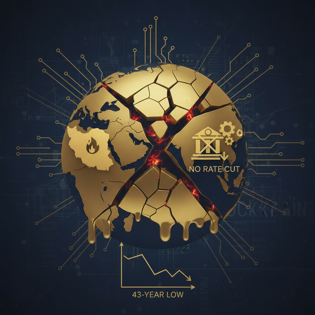 黄金价格周跌幅创43年新高，伊朗战火及美联储政策成关键因素